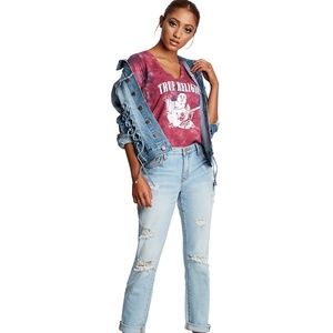 True Religion Women's Tie Dye Buddah Tee
